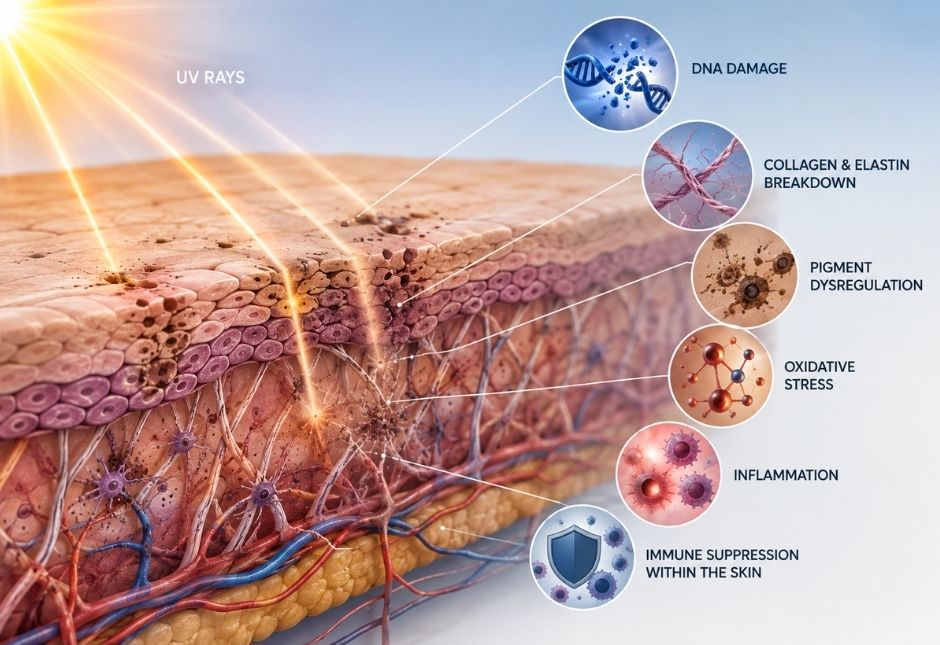 uv-radiation-skin-pathogenesis